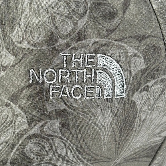 The North Face Apex Bionic Jacket Womens XL Gray Floral Windproof Softshell - Picture 10 of 16